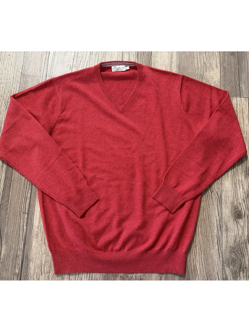 Peter Millar men's V-neck cashmere sweater Sz L